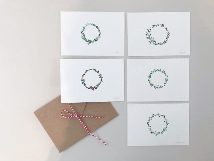 엽서 다섯장의 모습