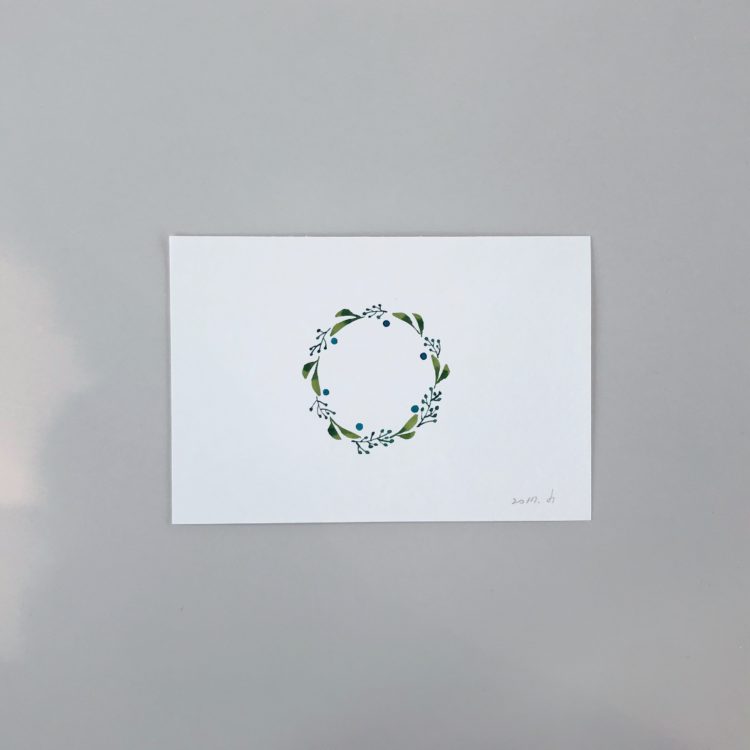 크리스마스 엽서 샘플