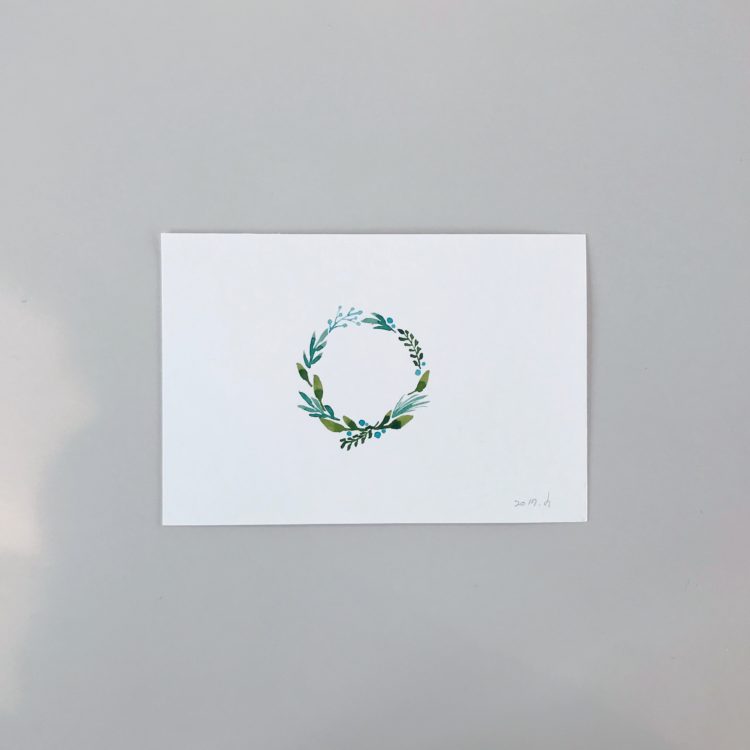 크리스마스 엽서 샘플