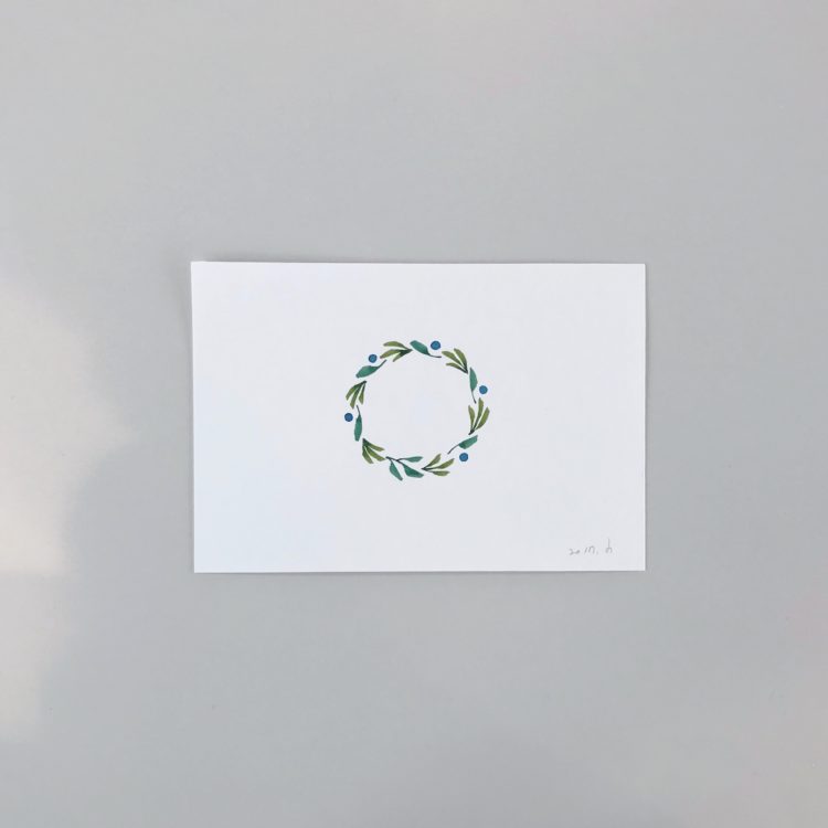 크리스마스 엽서 샘플