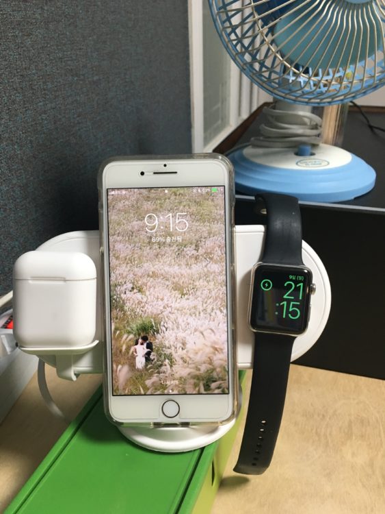 plus에 세개장비모두 연결한모습